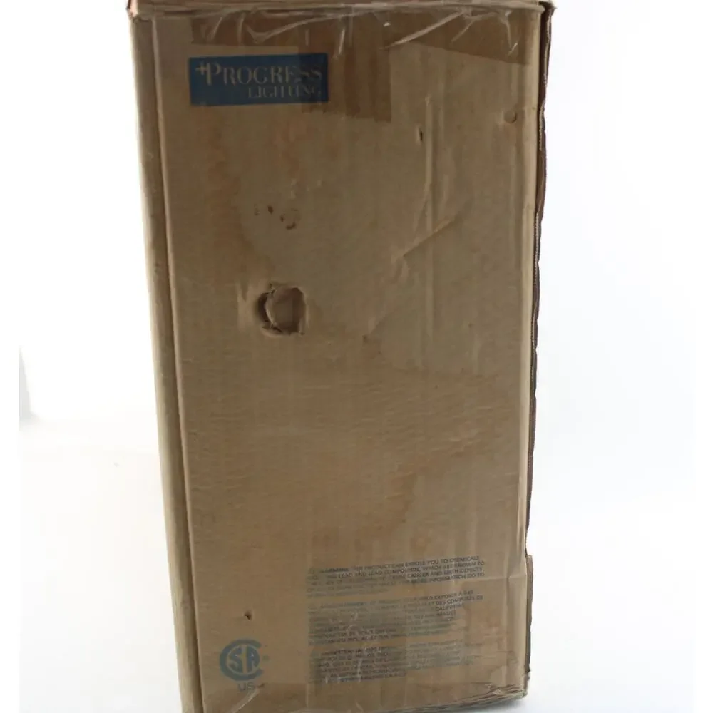 FlushMount Light Progress Lighting Replay 1-Light Brushed‎ Nickel LED Semi-Flush